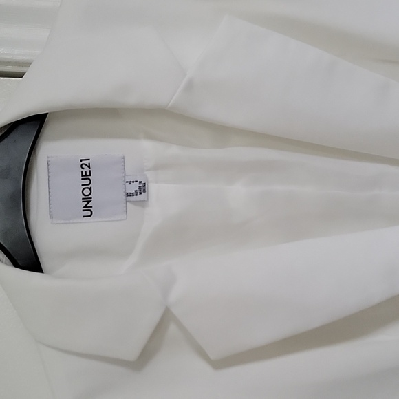 UNIQUE 21 Off White Ladies Blazer US size 4 - Picture 3 of 5